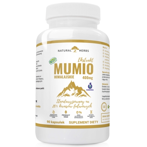 ALTO PHARMA Mumio Himalajskie 400 mg Shilajit Extract 90 kaps.