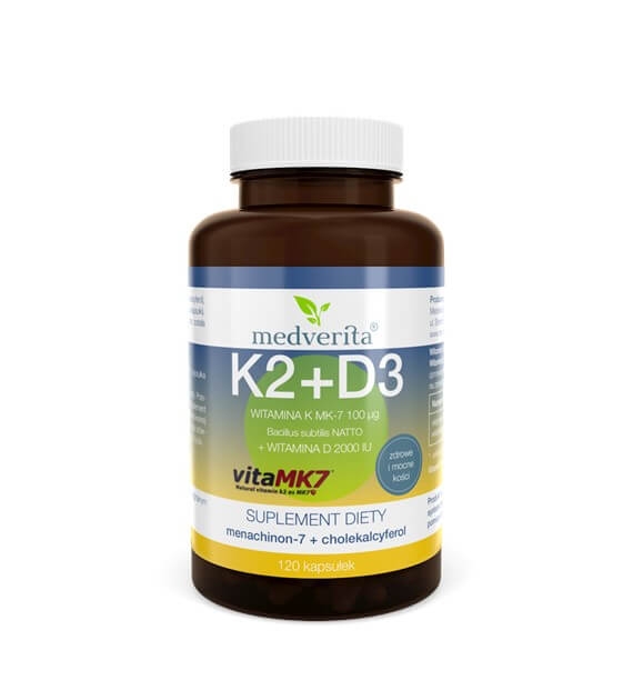 witamina k2 + d3 medverita