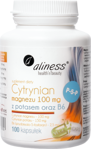 cytrynian magnezu z potasem aliness