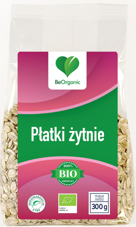 Płatki Żytnie BeOrganic