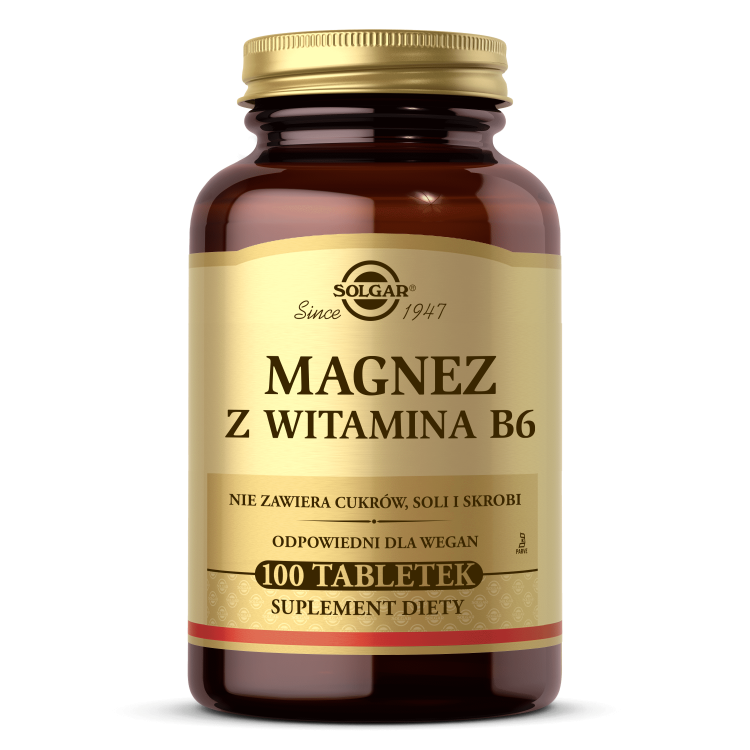 Magnez Z Witaminą B6 Solgar