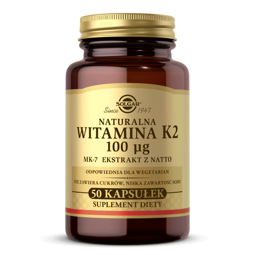 Naturalna Witamina K2 Solgar