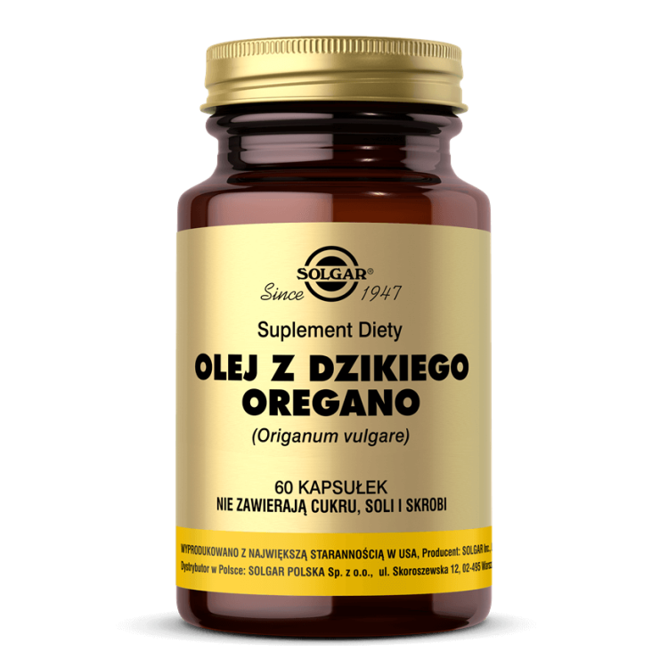 Olej Z Dzikiego Oregano Solgar