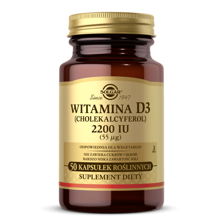 Witamina D3 2200 Solgar