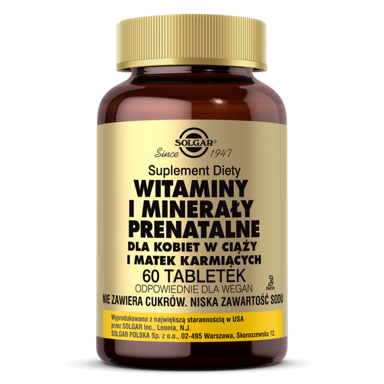 Witaminy Minerały Prenatalne Solgar