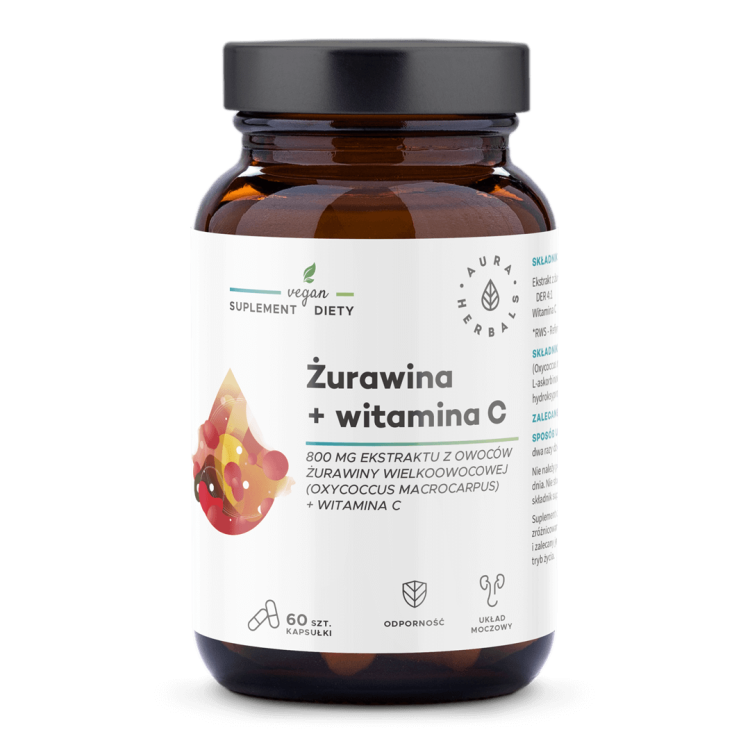 Żurawina Witamina C Aura Herbals