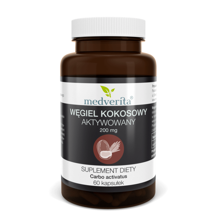 węgiel kokosowy aktywowany medverita