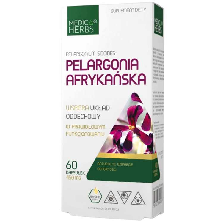 Pelargonia Afrykańska Medica Herbs
