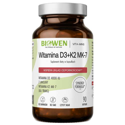 Witamina D3+K2MK7 Biowen