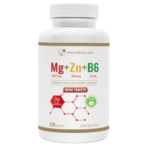 Magnez Cynk B6 Progress Labs