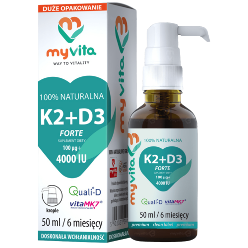Witamina K2 + D3 FORTE MyVita