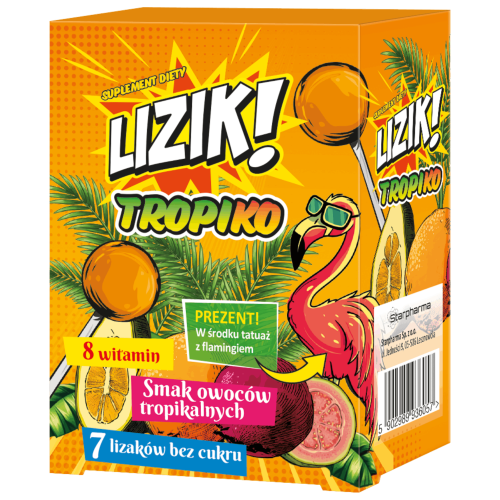 Zestaw 7 lizaków LIZIK! Starpharma