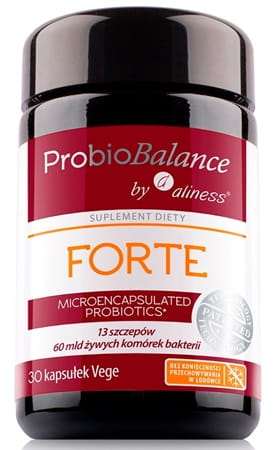 Probiotiques ProbioBalance FORTE - 60 Milliards UFC, 30 Capsules - Marque Aliness - Neuf